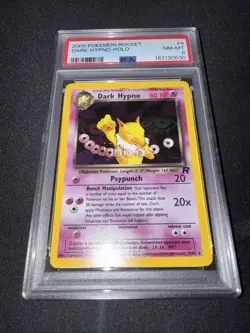 Pokemon 2000 Dark Hypno Holo 9/82 PSA 8 - Image 1