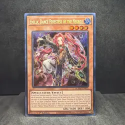 Yugioh Emilia, Dance Priestess of the Nekroz BLMM-EN025 1st Secret Rare - Image 1