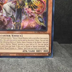 Yugioh Emilia, Dance Priestess of the Nekroz BLMM-EN025 1st Secret Rare - Image 3