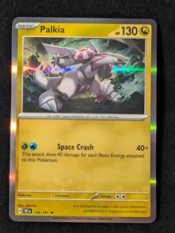 Palkia 136/191 - Sv08 Surging Sparks Holo NM Pokemon TCG - Image 1
