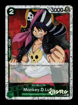 Monkey.D.Luffy (Pirate Foil) ST16-005 Prb-02 LP One Piece - Image 1