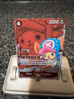 One Piece Winner Card Tony Tony Chopper Foil P-101 P - Image 1