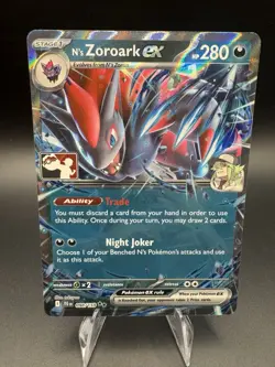 N's Zoroark Ex 098/159 Pokemon TCG Play! Prize Pack Series 7 Promo Journey - NM - Image 1
