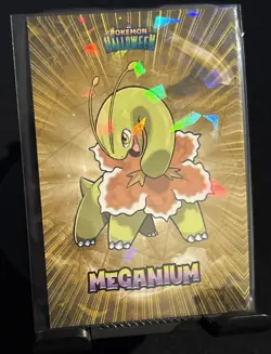 Rare Pokemon Halloween Full Art Meganium Card Database Low Pop Card 🎃 - Image 1