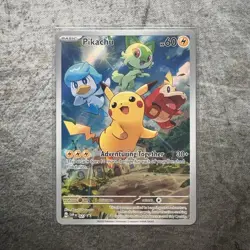 Pikachu 027 Scarlet & Violet Promo Cards Promo Illustration Holo Eng - Image 1
