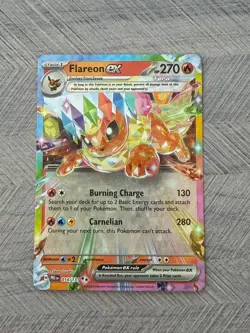Flareon EX 014/131 Prismatic Evolutions Pokemon Card - English - Image 1