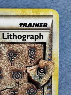 Nintendo Alph Lithograph Unown Trainer Card Pokemon TCG 2010 English - Image 3