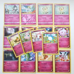16x Pokemon TCG Fairy (Pink) Cards Lot of Common, Uncommon, Holo (2014-2017) - Image 1