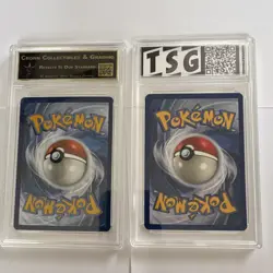 Pokemon TCG Graded Card Lot 2 Slowpoke #57 Reverse Holo + Eevee 51/64 - Image 2