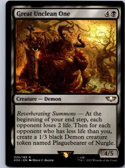 Great Unclean One - Universes Beyond: Warhammer 40,000 - R 35 NM - Image 1