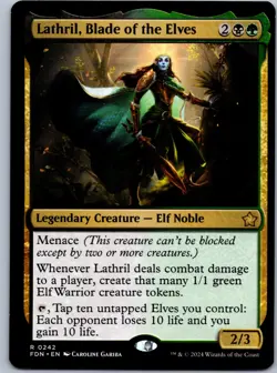 Lathril, Blade of the Elves - Foundations - R 242 NM - Image 1