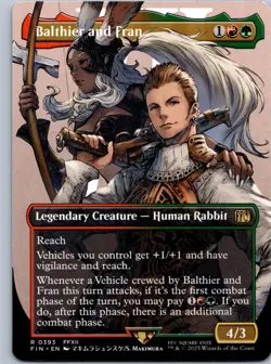 Balthier and Fran (0393) (Borderless) - FINAL FANTASY - R 393 NM - Image 1