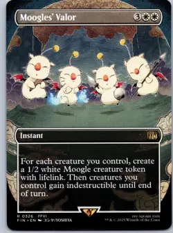 Moogles' Valor (Borderless) - FINAL FANTASY - R 326 NM - Image 1