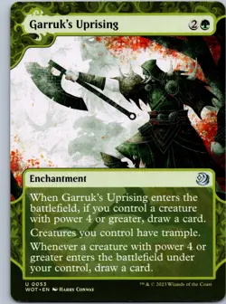 Garruk's Uprising - Wilds of Eldraine: Enchanting Tales - U 53 NM - Image 1
