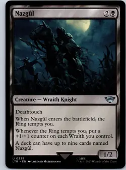Nazgul (339) The Lord of the Rings: Tales of Middle-earth NM MTG - Image 1