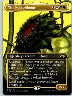 The Necrobloom (Borderless) Modern Horizons 3 NM MTG - Image 1