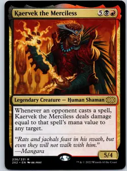 Kaervek the Merciless Double Masters 2022 NM MTG - Image 1