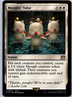 Moogles' Valor R FINAL FANTASY 27 NM - Image 1