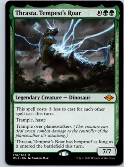 Thrasta, Tempest's Roar Modern Horizons 2 NM MTG - Image 1