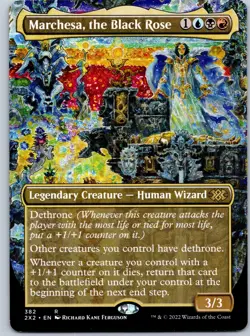 Marchesa, the Black Rose (Borderless) Double Masters 2022 NM MTG - Image 1