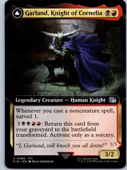 Garland, Knight of Cornelia (Extended Art) U FINAL FANTASY 486 NM - Image 1
