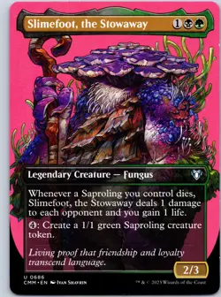 Slimefoot, the Stowaway (Borderless) Commander Masters NM MTG - Image 1