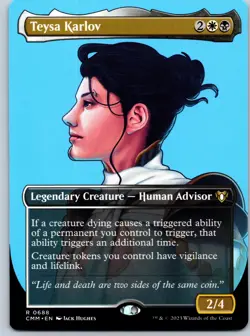 Teysa Karlov (Borderless) Commander Masters NM MTG - Image 1