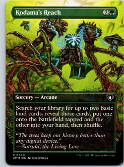 Kodama's Reach (Borderless) Commander Masters NM MTG - Image 1