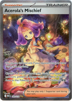 Acerola's Mischief (Special Illustration Rare) 183/132 - Mega Evolution Pokemon - Image 1
