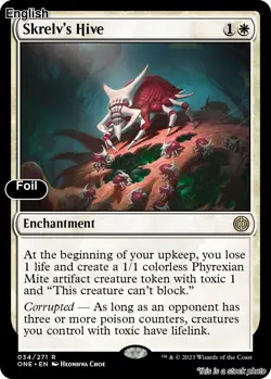 MTG Skrelv's Hive [ONE - 34] LP Foil - Image 1