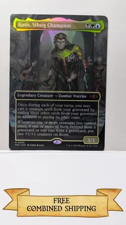 Kotis, Sibsig Champion (Borderless) Commander: Tarkir: Dragonstorm Foil - Image 1