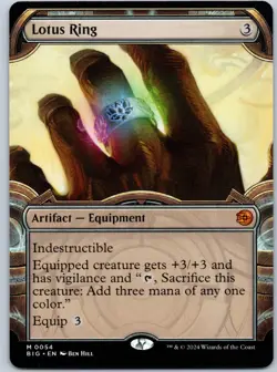 Lotus Ring (Showcase) Outlaws of Thunder Junction: The Big Score NM MTG - Image 1