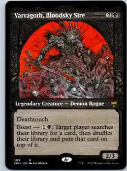 Varragoth, Bloodsky Sire (Showcase) Kaldheim NM MTG - Image 1