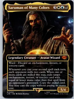Saruman of Many Colors (Borderless) The Lord of the Rings NM MTG - Image 1