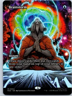 Brainstorm (Borderless) Teenage Mutant Ninja Turtles Source Material NM MTG - Image 1