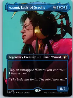 Azami, Lady of Scrolls (Borderless) Commander Masters NM R - Image 1
