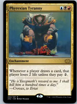 Phyrexian Tyranny Double Masters 2022 NM R - Image 1