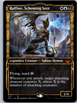 Raffine, Scheming Seer (Showcase) Streets of New Capenna NM M - Image 1