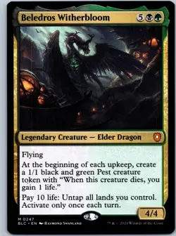 Beledros Witherbloom Commander: Bloomburrow NM M - Image 1