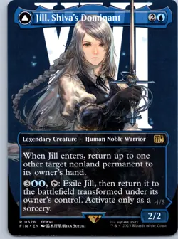 Jill, Shiva's Dominant (Borderless) R FINAL FANTASY 378 NM - Image 1