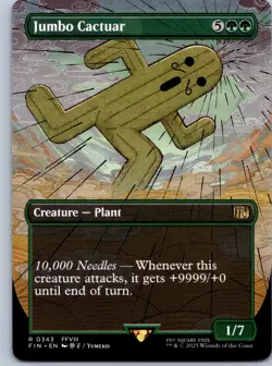 Jumbo Cactuar (Borderless) R FINAL FANTASY 343 NM - Image 1