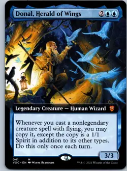 Donal, Herald of Wings (Extended Art) Commander: Innistrad: Crimson Vow NM M - Image 1