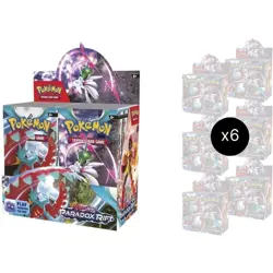 Pokemon TCG: Scarlet & Violet Paradox Rift SV04 Booster Box Sealed Case - Image 1