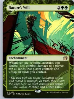 Nature's Will - Wilds of Eldraine: Enchanting Tales - R 57 NM - Image 1