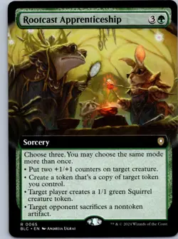 Rootcast Apprenticeship (Extended Art) - Commander: Bloomburrow - R 65 NM - Image 1