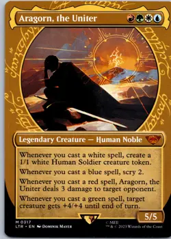 Aragorn, the Uniter (Showcase) M Universes Beyond: The Lord of the Rings: Tales - Image 1