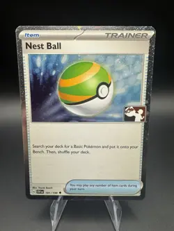Nest Ball 181/198 Cosmos Holo Play! Prize Pack Series Promo Pokemon TCG - NM - Image 1