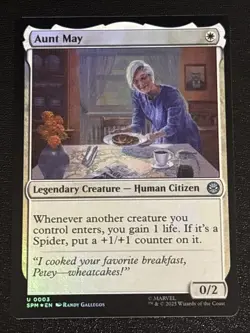 MTG Universes Beyond: Spider-man Aunt May Foil 0003 NM - Image 1