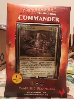 MTG Vampiric Bloodlust - Commander 2017 Deck - Sealed - Magic the Gathering - Image 1