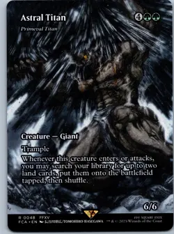 Astral Titan - Primeval Titan (Showcase) FINAL FANTASY: Through the Ages NM R - Image 1